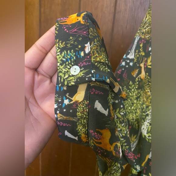 Animal Pattern Blouse - Picture 4 of 6